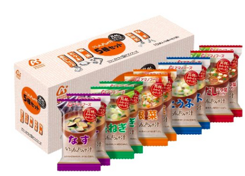 As usual miso soup (5 type x 2) 10packets set