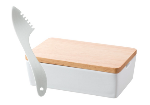 SMILE butter case with butter knife set